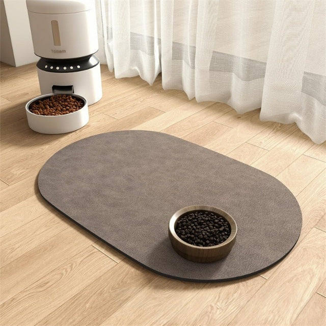Dopamine-infused Diatom Mud Pet Pad For Cats And Dogs, Splash-proof, Absorbent, And Easy To Clean