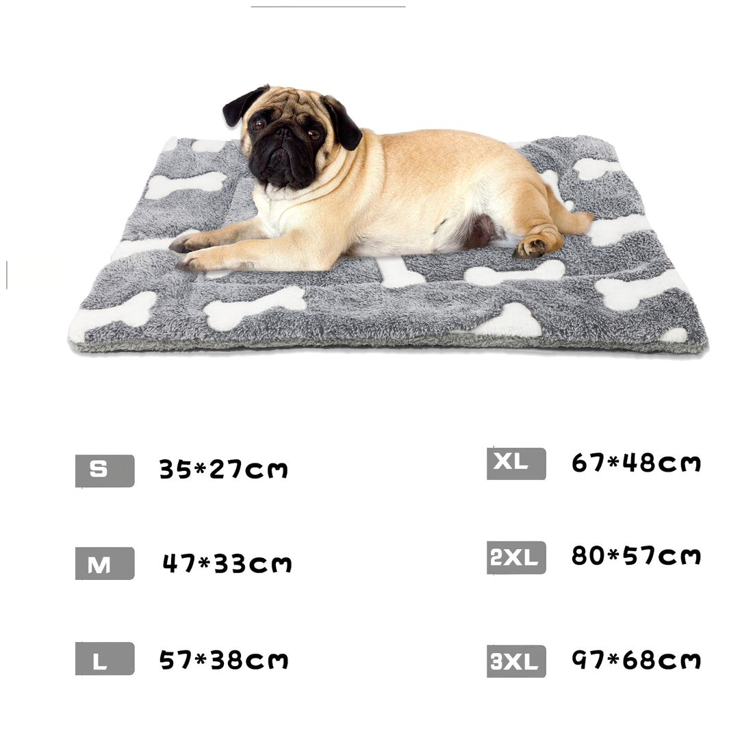 Self-warming pet mat