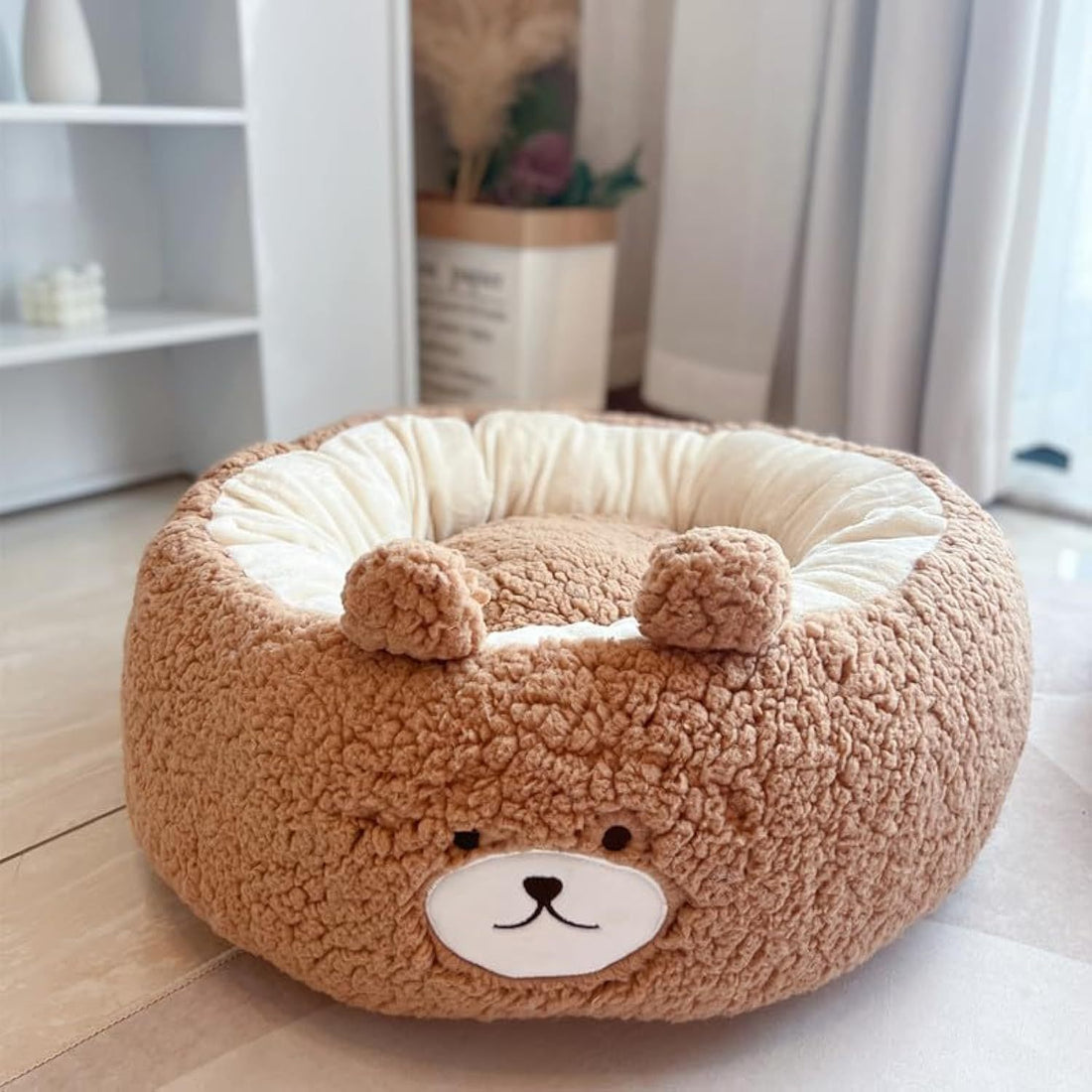 Four Seasons Universal Winter Plush Round Bed
